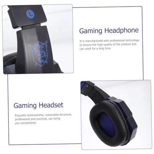 Casque de jeu filaire stéréo PC éclairage LED et contrôle volume