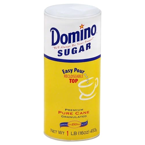 Domino Premium Pure Cane Granulated Sugar Canister (Pack of 12)