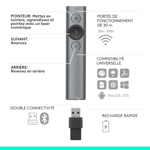 Logitech Spotlight Presenter - vue 10