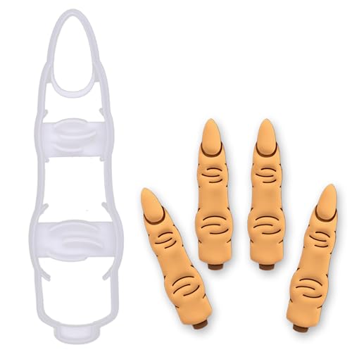 BAKERLOGY Large Witch Finger Cookie Cutter – Creepy Halloween Fondant