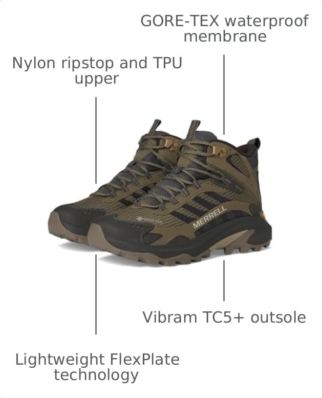 Image of Merrell Mens Moab Speed 2 Mid GTX