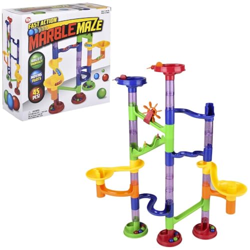 Rhode Island Novelty 45 Piece Marble Run