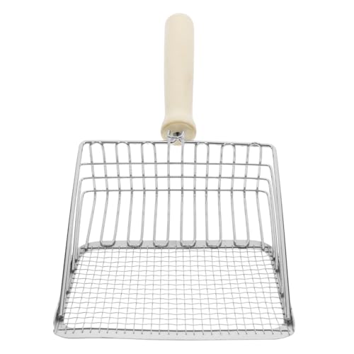 VANZACK Cat Heavy Duty Stainless Steel Nonstick Litter Box Scooper Efficient Litter Sifter