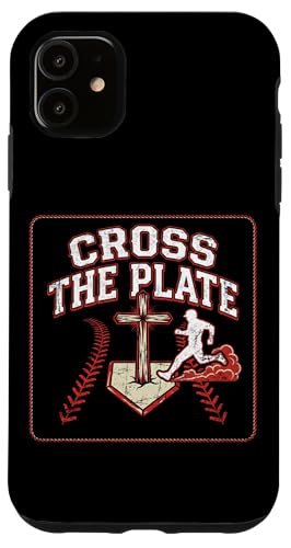 Cross The Plate �N���X�`���� �싅 �M�� �C�G�X �X�}�z�P�[�X iPhone 11 �p