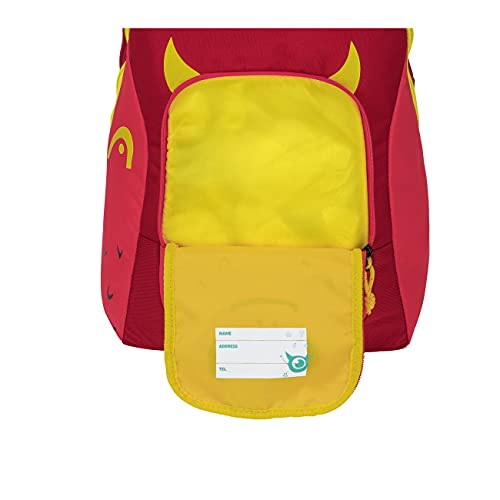 HEAD Unisex-Youth Kids Rugzak Tennis Bag, Rood/Geel, One Size - Image 7