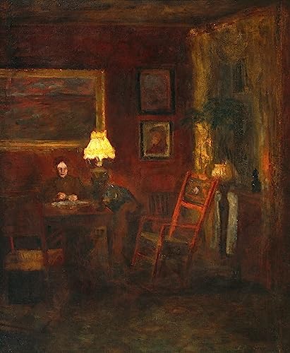 Tableau Femme en intérieur de Kitty Kielland, impression d'art sur toile chic 60x90cm