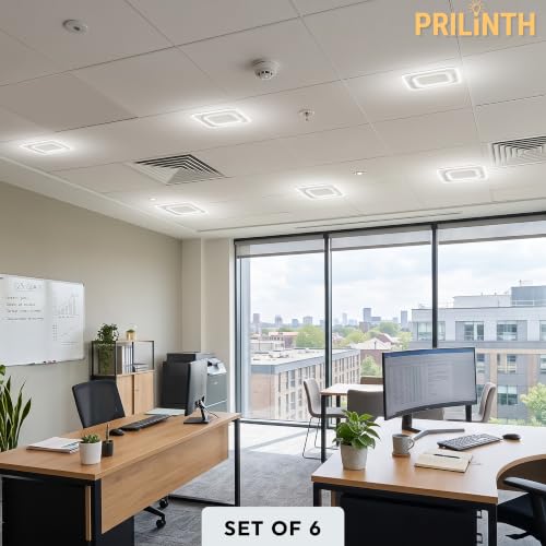 Image of 50W 3 Colour Modes LED Ceiling Light (White, Square)