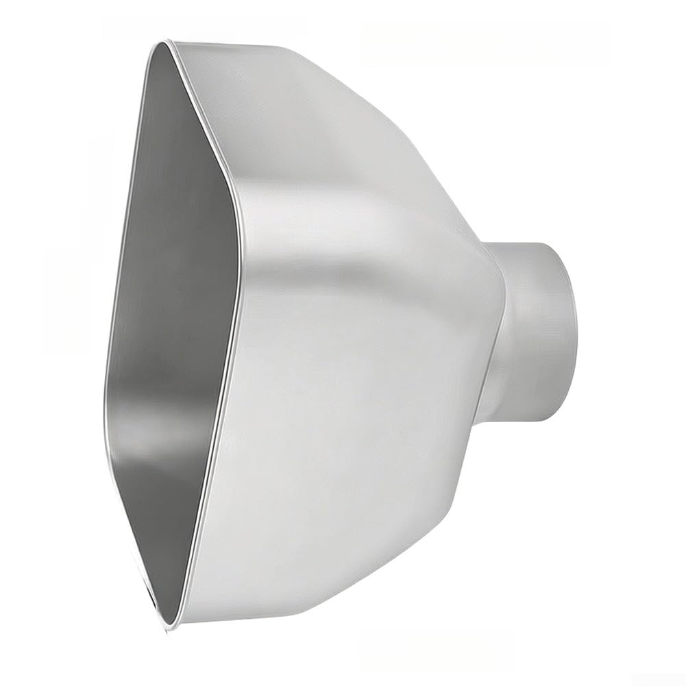 Conector Extensor Bajante para acero Inoxidable Adaptador Canalón Pluvial Intemperie Patio Exterior 244x59x178mm(60mm)
