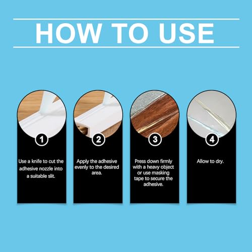 Edge Strip Anti-Detachment Glue,Universal Super Glue Gel Strong Adhesive with Tools,für Kunststoff,Gummi,Metall,Holzfurnier,150ML