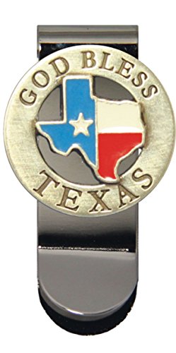 God Bless Texas Money Clip