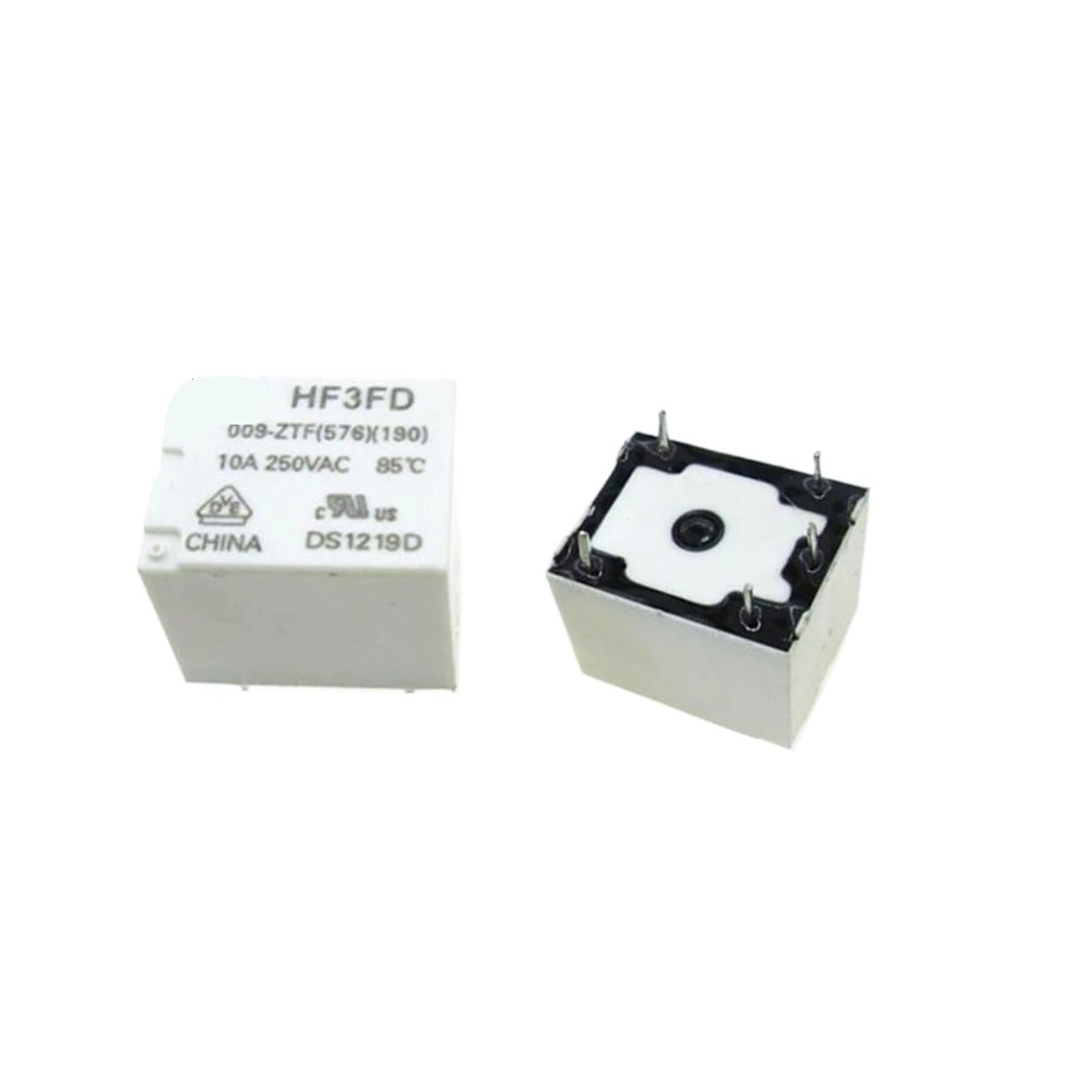 Relais HF3FA 012 ZTF 12V 10A 250VAC composant électronique 5 broches