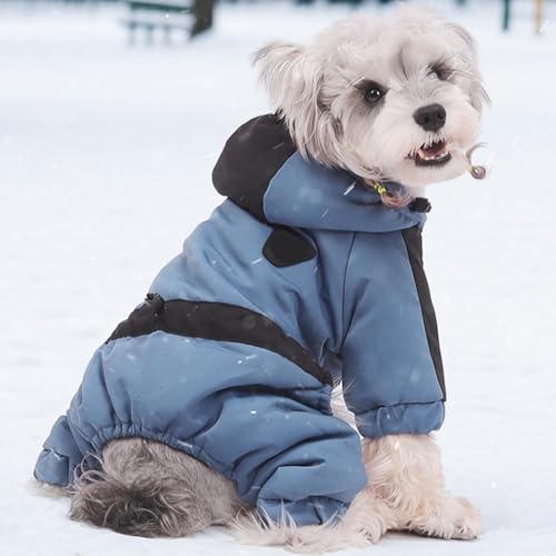 MZRAN Winterfeste Hundejacken mit vier Beinen, modisch, bequem, warm, Wintermantel für kleine bis große Rassen, Outdoor-Aktivität, Hundebekleidung