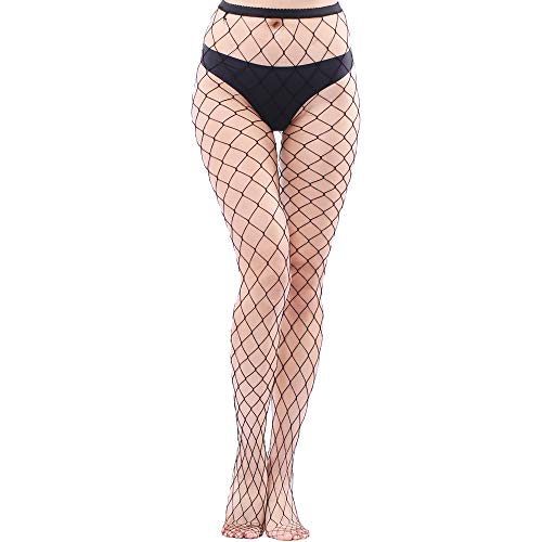 Image of EVERSWE High Waist Fishnet Tights, Thigh High Suspender Stockings