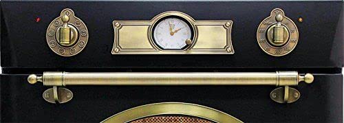 Kaiser Backofenset EH 6355 Em + KCG 6380 Turbo, Autark, Retro Einbau Backofen Set, 8 Funktionen + Einbau Gas Kochfeld 60 cm, Schwarz Glas, Erdgas/Propangas, 3,8kW WOK – Bild 4