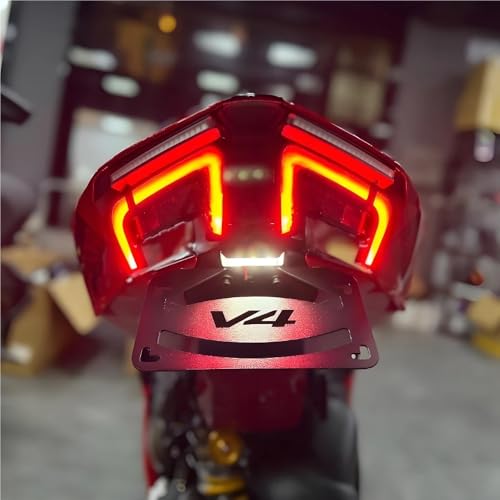 Support de plaque d'immatriculation LED moto Streetfighter V4 - 7