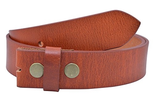 Full Grain Solid Cowhide Leather Belt - Tan - TBS3403-2504