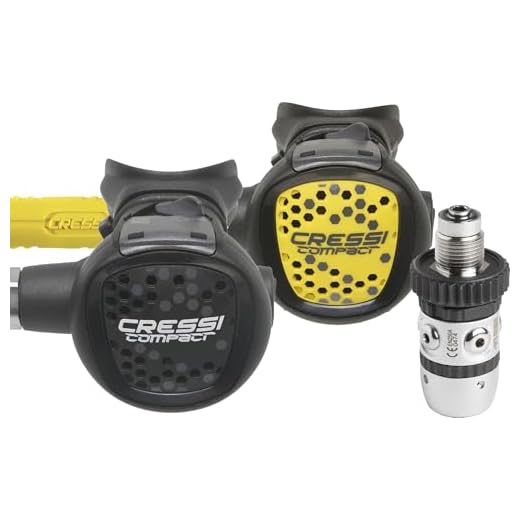 Cressi HY788051 - Set regulator de buceo XS COMPACT + AC2 DIN