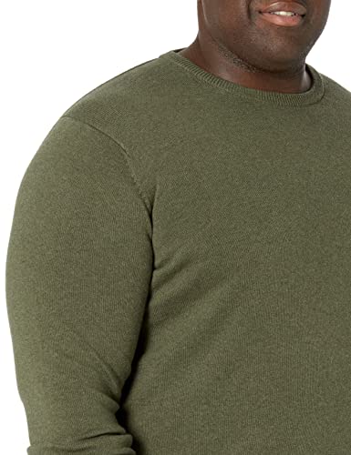 image for Amazon Essentials Men's Long-Sleeve Crewneck Sweater, 100% Cotton, Big