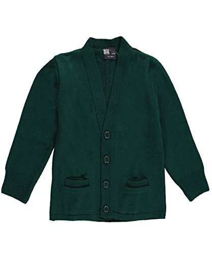 Unisex Control-Pil 4-Button Cardigan (Sizes 2-7) - Green, 4-52