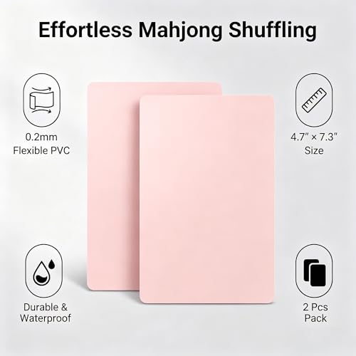 4 Pack Mahjong Shuffler Cards accesorio juego mesa miniatura 3