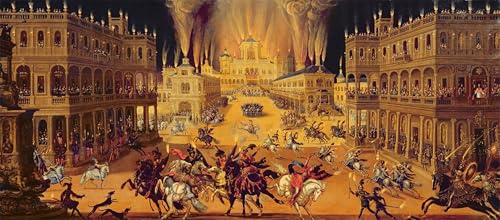 Art mural classique Claude Deruet peinture abstraite haut de gamme sur toile 60x90cm