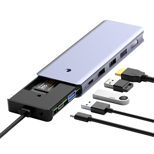 Hub USB C boîtier SSD NVMe intégré pour corriger la surchauffe et étendre l'affichage HDMI 4K 60Hz