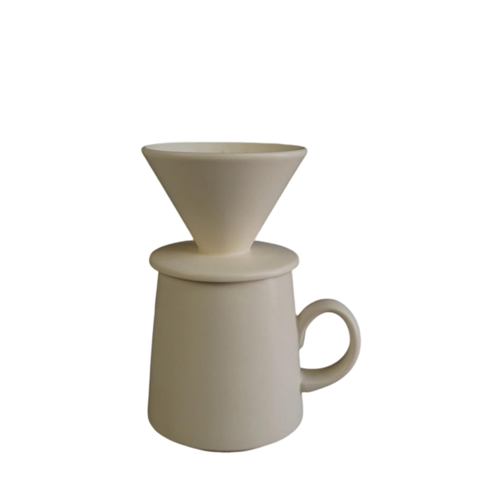 Tsophreniq Classical Ceramic V 60 Coffee Brewer 460ml with Great Flows Rate Home Brewing Coffee Set for Enhancing Flavor and Taste Home Brewing Set