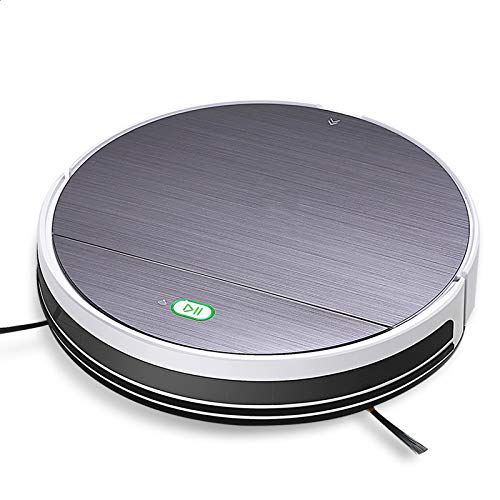 ZLAHY Cleaning Robot Intelligent Sweeping Robot Household Fully Automatic Slim Mop Vacuum Cleaner 1800pa Big Suction Clean The Map Wet Drag Recharge,Light Grey