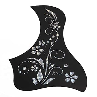 Pickguard de guitare, motif d'herbe de fleur résistant aux rayures facile à déchirer 10 pcs autocollant de pickguard de… – Image 7