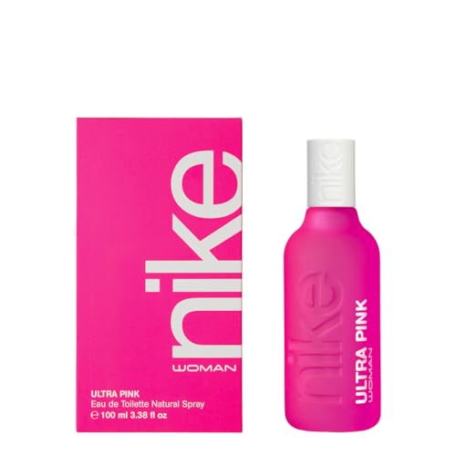 NIKE - Ultra Pink 100 ml, Colonia Mujer, Perfume Formato Spray, Eau de Toilette Natural y Femenina, Aroma Oriental Gourmand, Fragancia Fresca, Rebelde y de Larga Duración