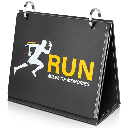 Race Bib Holder with Stand Runners Race Bib Desktop Display Album 20 Vinyl Sheet Protectors/Pack