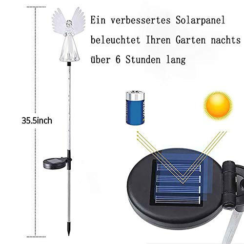 XVZ Lampade solari per esterni da giardino, 2