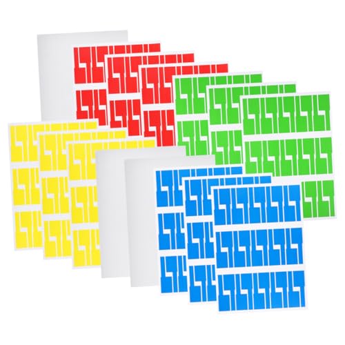 MUELODSIC 20 hojas Etiquetas de Cable Imprimibles Organizador de Cables Oficina Identificador Cordones Adhesivos Unidades cada MUELODSIC 20 hojas Etiquetas de Cable Imprimibles Organizador de Cables Oficina Identificador Cordones Adhesivos Unidades cada