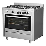Stalwart DA-G36D085010 Professional Gas Range 5 Burners 10kW Gas Oven 4.2kW