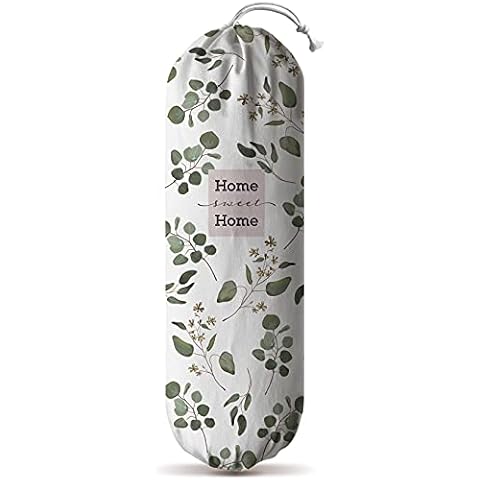 Hglian Eucalyptus Leaves Grocery Bag Holder Cover
