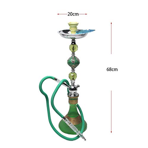 BGSFF Shisha-Set, Arabisches Shisha-Set, Rauchen Kreatives Shisha-Set, Doppelrohr-Keramik-Shisha, für die Beste Shisha… – Bild 3