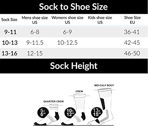 Image of Thermal Socks - Heavy Duty Tube insulated socks Ultra Warm Thick Boot Socks Fits Size 9-15 Men's /Women's