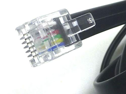 Adaptador de fuente de poder RS-1 con conector Phone Jack negro miniatura 5