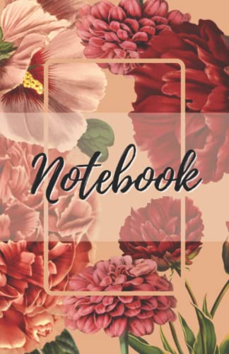 Dramatic Botanicals - Peach Hybrid Tea Rose Notebook (Dramatical Botanicals)