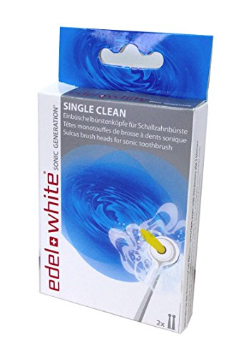 edel+white Cabezales de cepillo SG2S Single Clean 2 piezas