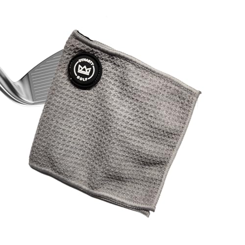 Image of Golf Ball Towel - Small Magnetic Greens Towel - Golf Ball Cleaner for Around The Greens - Pocket Towel and Magnet Hand Towel