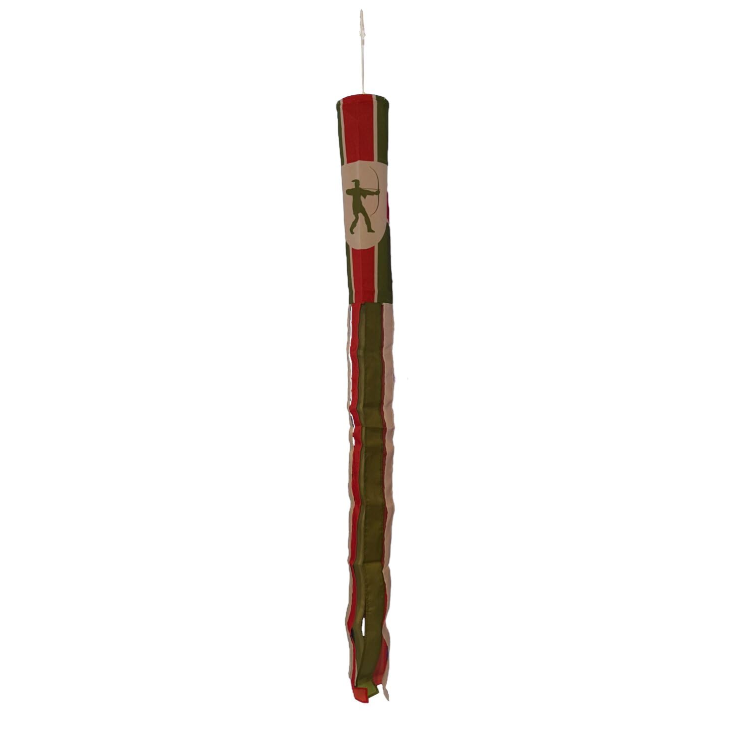 Flagtex Nottinghamshire Windsock 150cm x 30cm Premium Polyester Garden Wind Sock | Nottinghamshire County Flag Outdoor Pole Display for Home Garden Camping Events — image 1