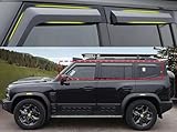 Window Visors Rain Guards for Jetour T2 2023 2024 2025, Glass Deflectors for Jetour Traveler Accessories Vent Window Out-Channel Extra Durable 6PCS