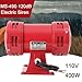 LALABU Electric Air Raid Siren, 120dB 110V 400W Motor Driven Siren Alarm Industrial Alarm for Home Outdoor, IP44 Red