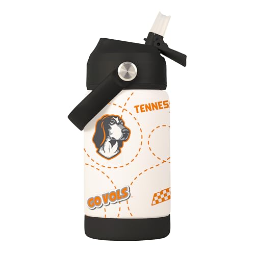 Image of Logo Brands NCAA Mascot Stainless-Steel Kids Bottle -Soft Silicone Mouthpiece, Easy To Carry, Kid-Friendly Design- Great For School & On-The-Go