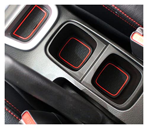 Tapis antidérapant fente de porte rouge pour Suzuki Vitara 2016-2020