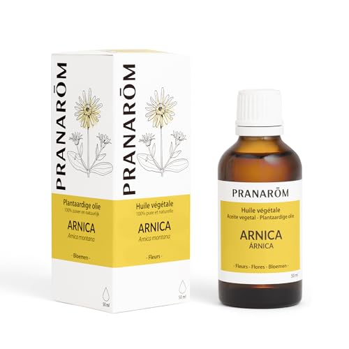 Pranarôm - Arnica - Huile Végétale - Tensions et Raideurs Musculaires et Articulaires - 50 ml