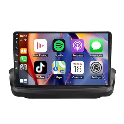 Pantalla de coche con Carplay inalámbrico y Android Auto para navegación GPS fluida