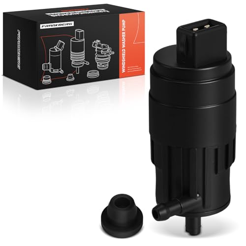 Frankberg Windscreen Washer Pump Windshield 2-Pin Front Compatible with Golf IV Cabriolet 1E7 Polo Classic 6V2 Replace# 71740987