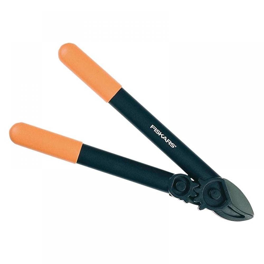 Fiskars PowerGear Amboss-Getriebeastschere 39 cm Antihaftbeschichtet Gehärteter Präzisionsstahl